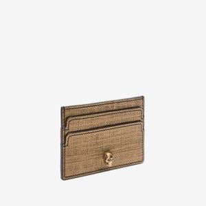 Alexander McQueen Bags - Alexander McQueen Metallic Skull Card Holder Alexander McQueen Bags - Alexander McQueen Metallic Skull Card Holder